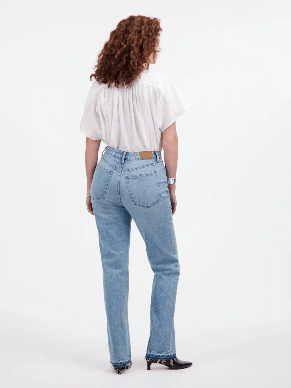 Madewell The Curvy Mid-Rise ’90s Straight Jean Light Wash 31 - Picture 3 of 14